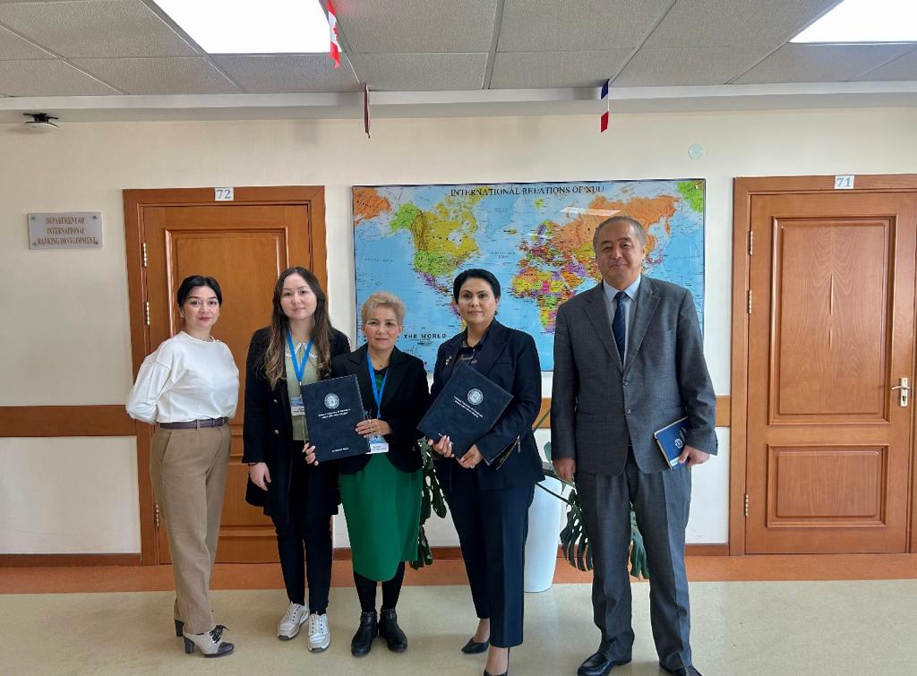 AN AGREEMENT WAS CONCLUDED BETWEEN THE INSTITUTE OF HISTORY AND ETHNOLOGY NAMED AFTER SH.SH. UALIKHANOV AND THE NATIONAL UNIVERSITY OF UZBEKISTAN